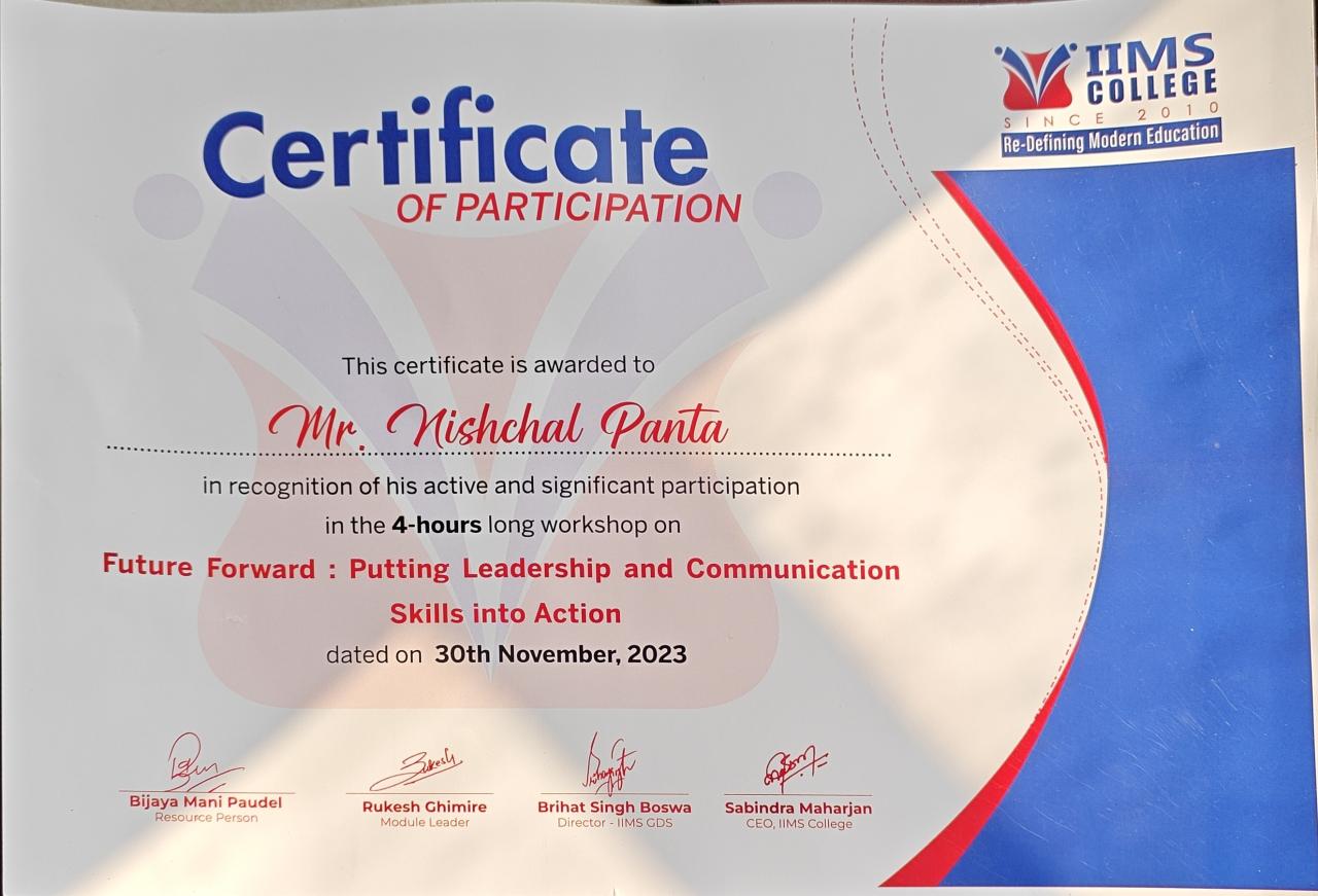 Leadership & Communication Certificate